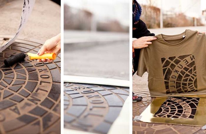 Berlin Artists Create Designer Clothes Using Manhole Covers