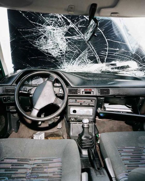 What The Inside Of A Car Looks Like After An Accident