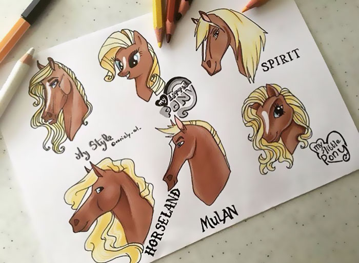 Artists Recreate Their Art In Different Cartoon Styles With Awesome Results