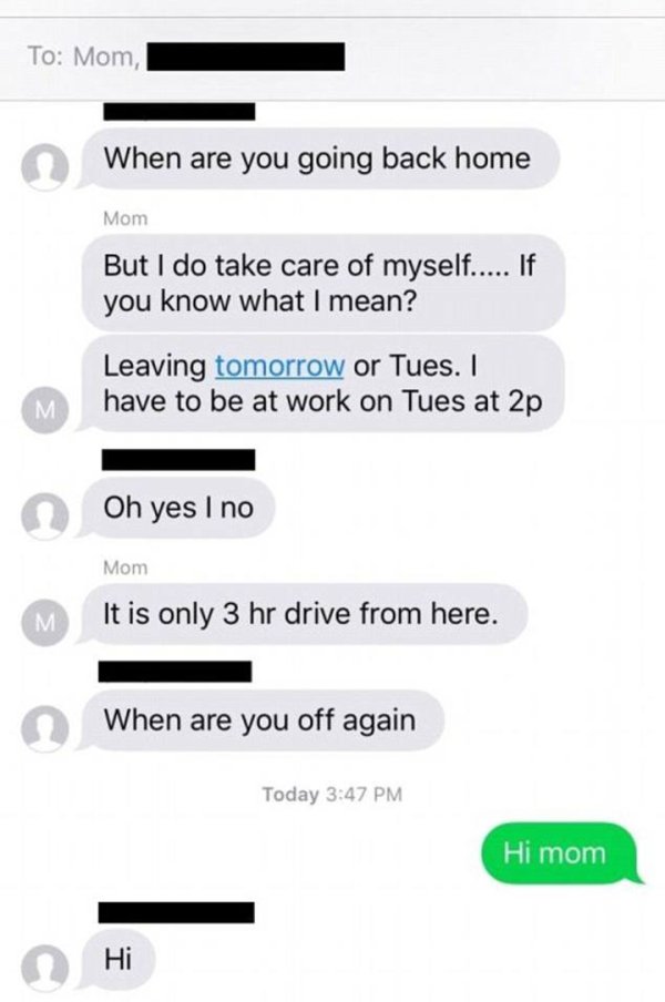 Daughter Gets Added To Her Mom’s Sexting Chat And Lives To Tell About It