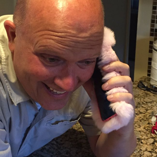 Girl Gets More Than She Bargained For After Giving Her Dad A Ridiculous iPhone Case