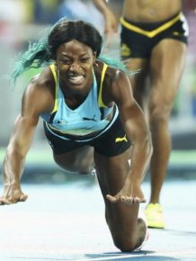 Shaunae Miller Wins Olympic Gold Medal By Taking A Leap Of Faith
