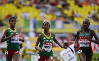 Etenesh Diro Finishes An Olympic Race With Only One Shoe