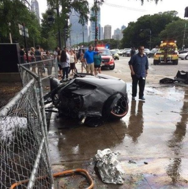 Lamborghini Huracan Gets Smashed To Pieces In Collision