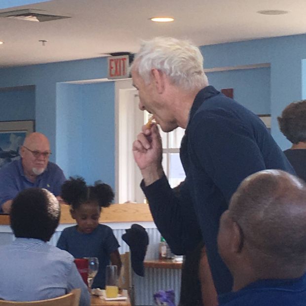Bill Murray Randomly Steals French Fries From An Unsuspecting Stranger
