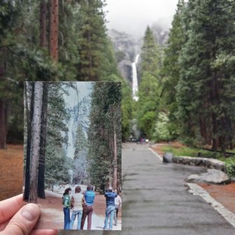 Guy Uses Photographs To Follow In The Footsteps Of His Grandparents