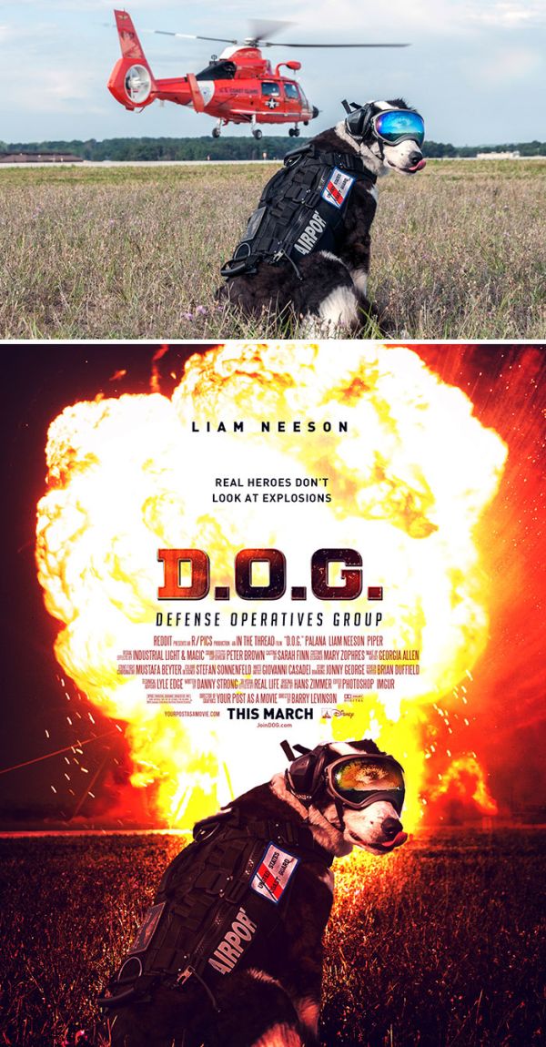 Guy Turns Random People’s Photos Into Awesome Movie Posters