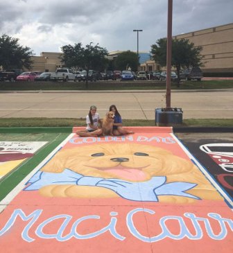 High School Seniors Paint Impressive Art In Their Parking Spots