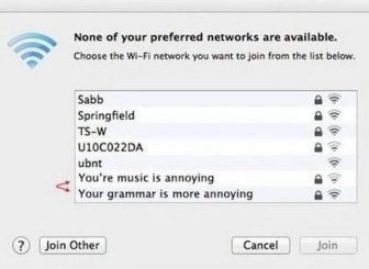 Genius WiFi Network Names Used To Troll The Neighbors