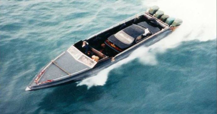 Armored Stealth Boat Used To Smuggle Luxury Cars Into China
