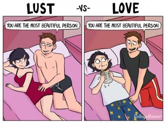 Funny Comic Tells The Truth About Love Vs. Lust
