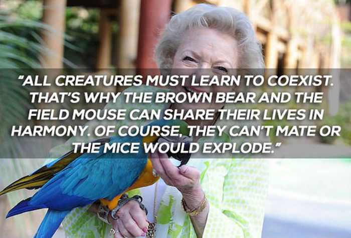 Hilarious Quotes From The One And Only Betty White