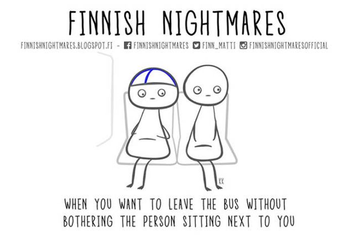 A Collection Of Finnish Nightmare Illustrations That Even Non-Finns Can Understand