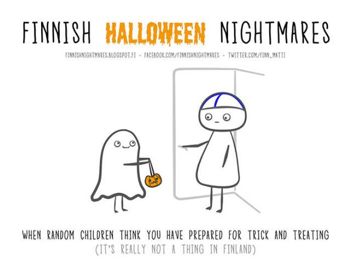 A Collection Of Finnish Nightmare Illustrations That Even Non-Finns Can Understand