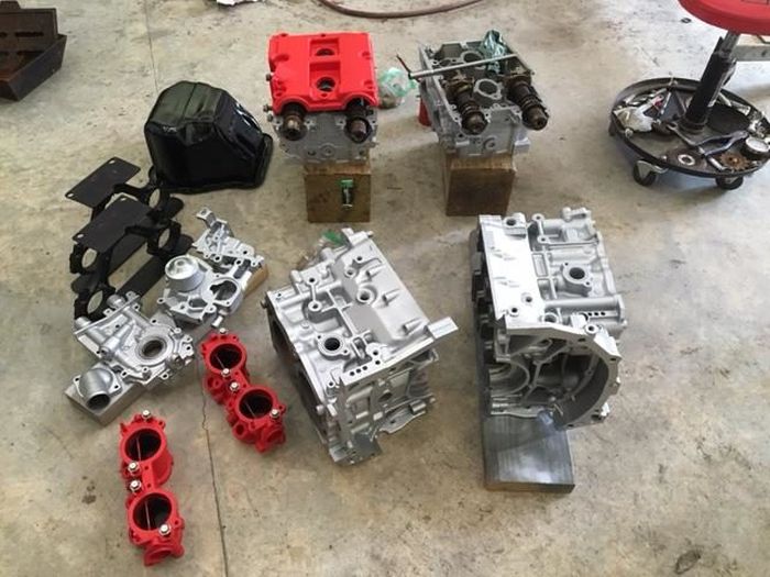 Guy Turns His Smashed Car's Engine Into An Epic Coffee Table