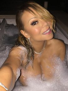 Mariah Carey Poses Naked And Shares A Sexy Bubble Bath Selfie