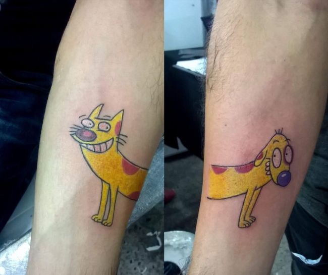 Awesome Tattoos Of Cool Cartoon Characters