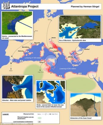 Back In The 1920’s A Scientist Came Up With A Plan To Drain The Mediterranean Sea