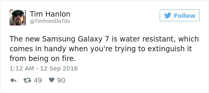 The Funniest Reactions To The Samsung Galaxy Note 7 Exploding