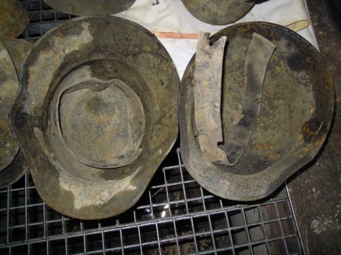 Massive Stash Of World War I Helmets Found In France