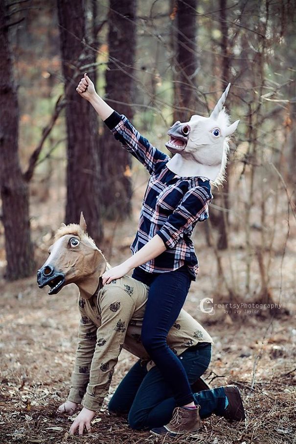 Clever Engagement Photos Are The Best Way To Announce A Wedding