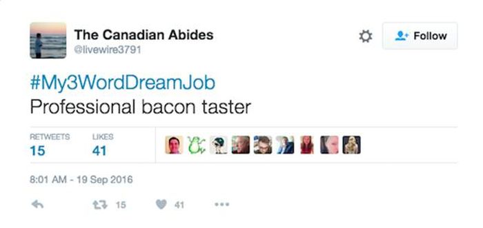 Twitter Users Share Their Dream Jobs Using Only Three Words