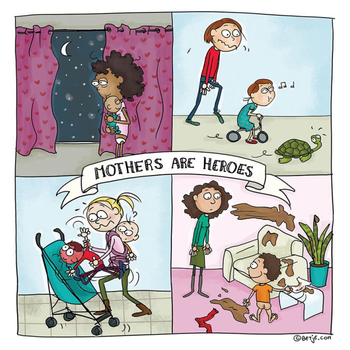 Cartoons About Parenting That Sum Up The Challenges Of Motherhood