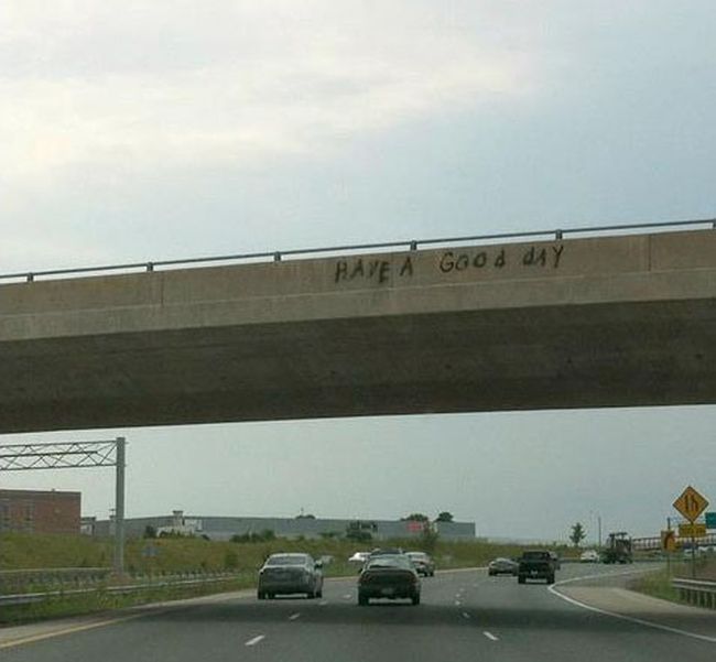 Silly Grafitti Art That You Will Only See In Canada