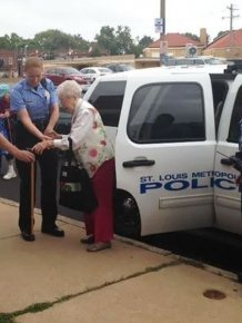 Woman Checks Getting Arrested Off Her Bucket List At 102 Years Old