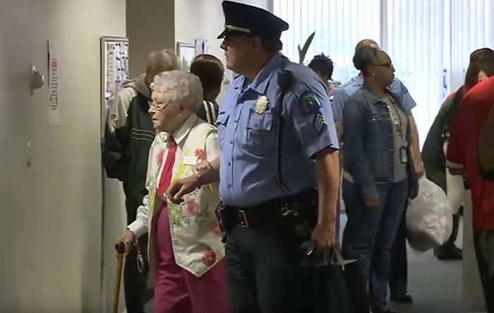 Woman Checks Getting Arrested Off Her Bucket List At 102 Years Old