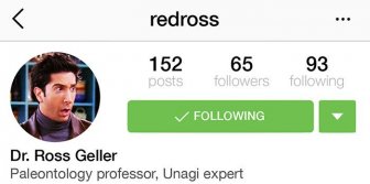 If Ross Geller From Friends Had An Instagram Account