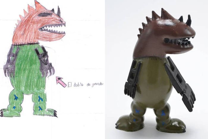 Kids’ Drawings Turned Into Figurines Using A 3D Printer