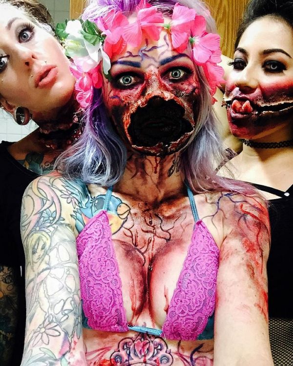 Sarah Mudle's Creepy Makeup Art Will Give You Nightmares