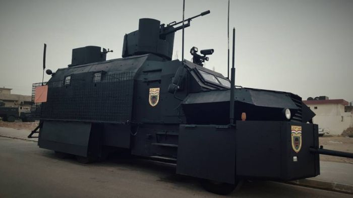 Armored Cars Of The Kurdish Peshmerga Militia