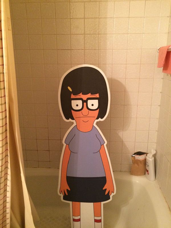 Siblings Prank Each Other By Hiding Tina Belcher Cutout Around The House