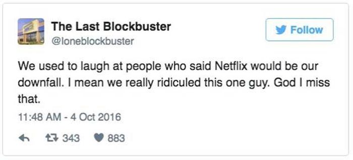 The Last Blockbuster Twitter Account Is Comedy Gold