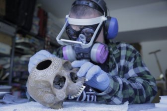 Meet The Man That Turns Human Skulls Into Art