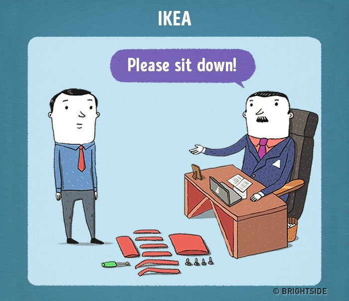 Funny Illustrations Depict Job Interviews At Famous Companies | Fun