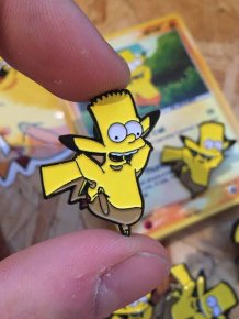 This Etsy Store Sells Awesome Simpsons/Pokemon Mashup Pins