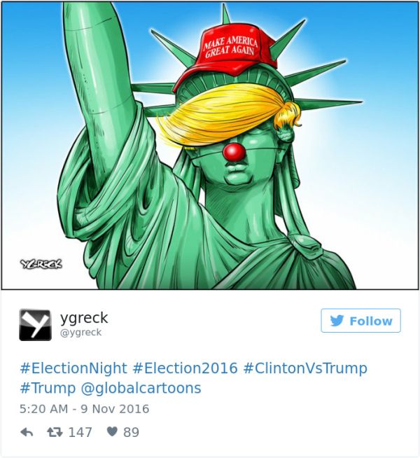 Cartoonists Around The World React To Donald Trump Becoming President