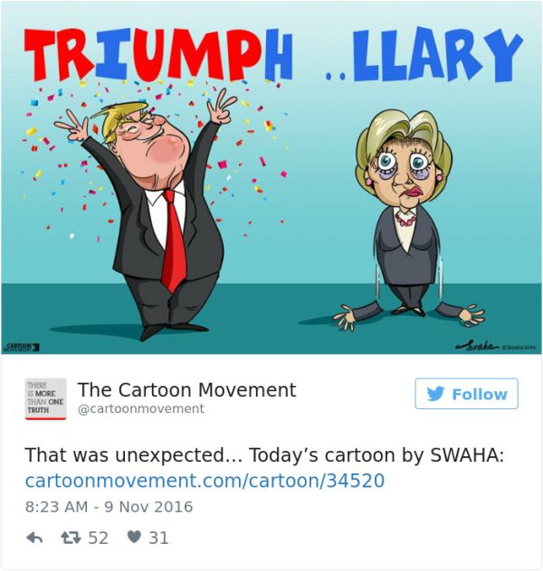 Cartoonists Around The World React To Donald Trump Becoming President