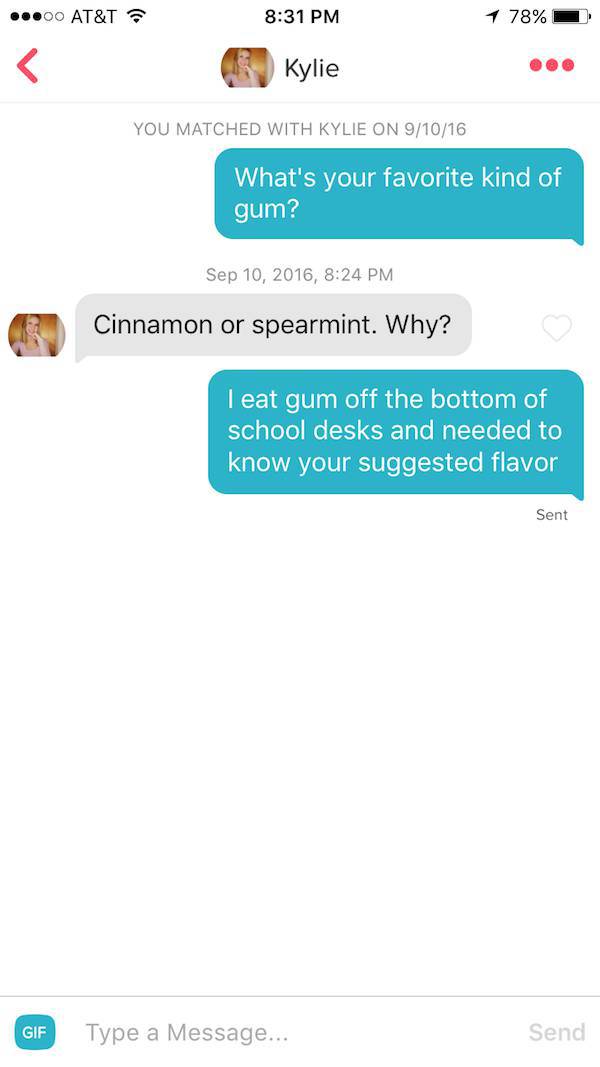 Funny Guy Busts Out Successful Pickup Lines On Tinder