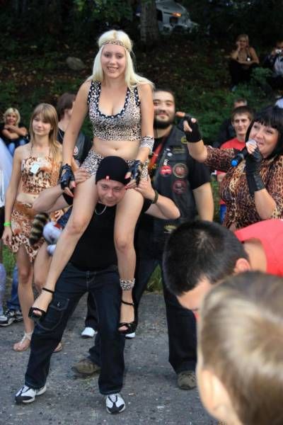 Strange Things You Can See At A Biker Rally