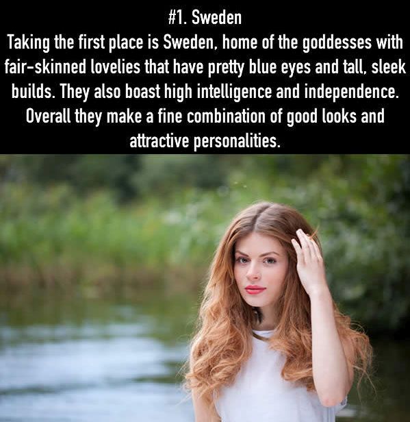 The Top 15 Countries With The Most Beautiful Women In The World
