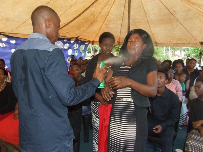 A South African Pastor Is Spraying People With Pesticide