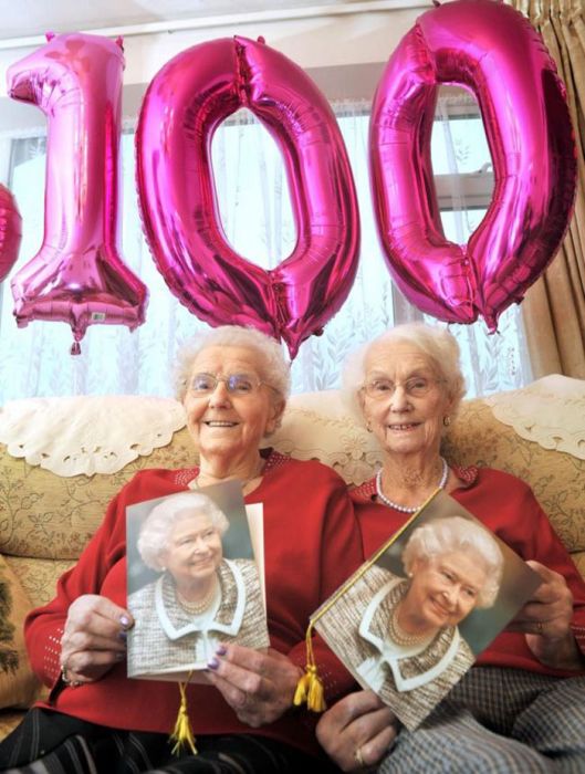Twin Sisters Reveal Their Secret To A Long Life On Their 100th Birthday