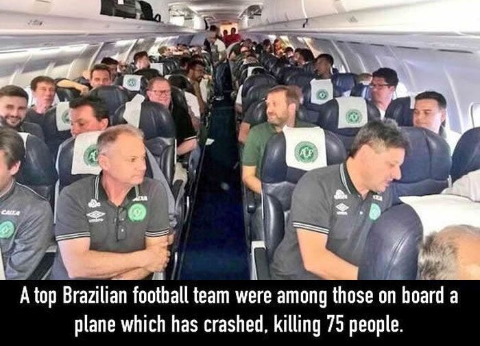 Plane Carrying Brazilian Football Team Crashes And Kills 75 People