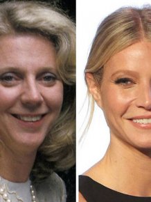 Side By Side Comparisons Of Celebs Over 40 And Their Mothers At The Same Age