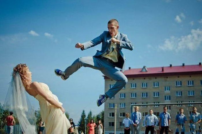 Amusing Wedding Pictures That Captured A Really Good Time