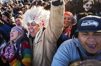 Joyous Images Show People Celebrating At Standing Rock